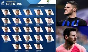 The revised dates were approved by the uefa executive committee on 17 june 2020, with the tournament now taking place from 11 june. Lionel Messi Included In Argentina S Copa America Squad But There Is No Spot For Mauro Icardi Daily Mail Online