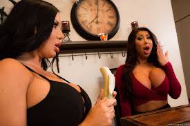 Buxom MILFs August Taylor and Sybil Stallone share a huge rod together -  Pichunter