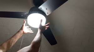 It's the round cap, about 3 across, which i always throw away when adding a light to a fan. How To Remove A Ceiling Fan Light Cover Youtube