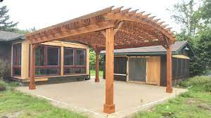 Sebastopol Pergolas Forever Redwood Pergola Pergola Designs Pergola With Roof