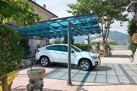 Protect your vehicle from snow, ice, uv radiation and wind an elegant and durable carport. Carport With A Flat Roof Polycarbonate Pergola Carport Aluminum Carport Pergola