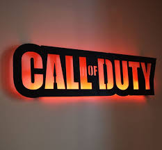 40 Led Lighted Call Of Duty Inspired Wall Art Cod Video Etsy In 2021 Game Room Decor Video Game Room Design Game Room Design