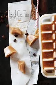 Iced Coffee Ice Cubes Lebensmittel Essen Essen Essen Und Trinken