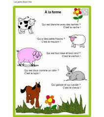 Pin Von Amina A Auf Animaux De La Ferme Franzosisch Unterrichten Franzosisch Lernen Franzosische Schule