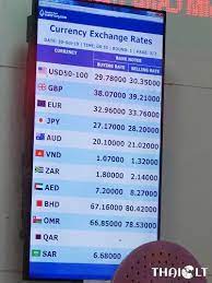 Using banks directly will give you better exchange rates than using an atm. Currency Exchange At Chiang Mai Airport Cnx Thaiest