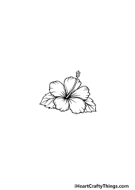 These alphabet coloring sheets will help little ones identify uppercase and lowercase versions of each letter. Hawaiian Flower Drawing How To Draw A Hawaiian Flower Step By Step