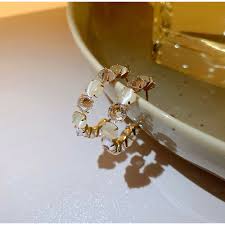 Jual Laura Hoops Earring (925 Silver Tusukan)