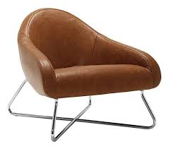 cognac leren stoel stoelen bijzetstoel lederen stoelen