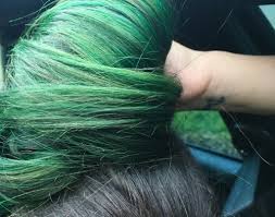 So does anyone know how to get green out of blonde/brown hair?? How I Dyed My Hair From Green To Blonde At Home Cr Design Etc