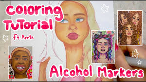 2025 COLORING TUTORIAL💖How to use alcohol markers FT. ARRTX