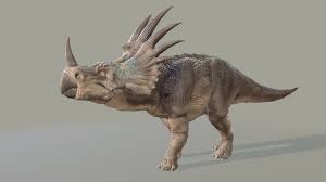 A Styracosaurus Albertensis A Creature Of The Cretaceous Era I Ve Made With Blender And Gimp Styracosaurus Lion Sculpture Dinosaur