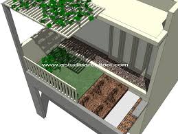 Rumah minimalis modern berlantai 2 ala. Taman Minimalis Di Lantai Atas Taman Rumah Minimalis