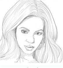 Beyoncé coloring page to color, print or download. Beyonce Coloring Pages People Coloring Pages Coloring Pages For Girls Coloring Pages
