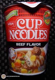 1802 Nissin Cup Noodles Ramen Noodle Soup Beef Flavor New Package The Ramen Rater Cup Noodles Nissin Cup Noodles Noodles