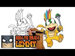 Learn how to draw morton koopa from super mario. Art Supplies Cartooning 4 Kids How To Draw