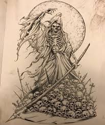 Dan Scholz Grim Reaper Art Grim Reaper Art Grim Reaper Tattoo Reaper Tattoo