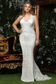 Trumpet Mermaid V Neck Lace Plus Size Wedding Dress Wedding Gown Bridal Dresses Weddingd Glamourous Wedding Dress Casual Beach Wedding Dress Wedding Dresses