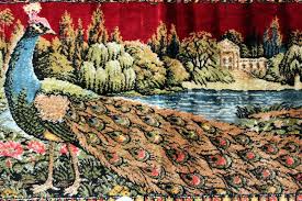 Get it as soon as thu, jun. Vintage Italian Peacock Tapestry Tapestry Painting Vintage Tapestry