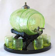 Uranium glass is generally considered safe, but with one condition: These People Love To Collect Radioactive Glass Are They Nuts Collectors Weekly