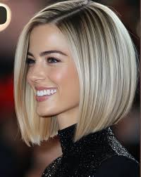 Angled haircuts for women over 40