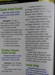 Dikerjakan dalam satuan 2 raka'at untuk satu kali salam. Menjawab Kemusykilan Agama Waktu Haram Solat Sunat Facebook