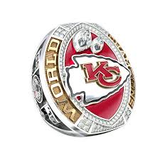 The kansas city chiefs received this ring for winning super bowl liv in 2020. Kansas City Chiefs Fan Collection Championship Ring Paperweight