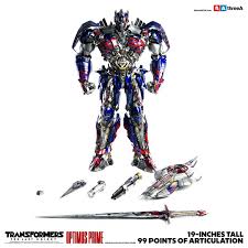 The key to saving our future lies buried in the secrets of the past, in the hidden history of transformers on earth. Transformers The Last Knight Optimus Prime Premium Scale Collectible Figure