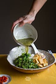 thunder tea rice hakka lei cha rice rice is topped with various vegetable toppings and served with tea soup ma asian tofu recipes rice tea recipe cha recipe