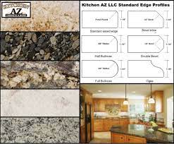 Our countertops are an impressive balance of strength and practicality. Granite Kitchen Countertop Edge Profiles In Phoenix At Cost