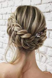 Dutch Braid Updo Braided Hairstyles For Wedding Wedding Hair Inspiration Hair Styles