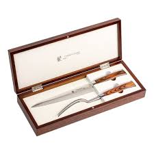 Find the perfect knife for every job in the kitchen with quality culinary knives from case. Tamahagane San Tsubame Wood 2 Piece Carving Set In Case Kitchenknives Co Uk