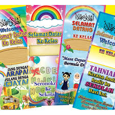 Contoh penggunaan selamat datang ke dalam sebuah kalimat dan terjemahannya. Banner Banting Selamat Datang Ke Kelas Boleh Tulis Nama Kelas Shopee Malaysia