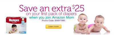 Hot Amazon Mom Diaper Sale 25 Coupon Code As Low As 3 Cents Per Diaper Amazon Diaper Sale Amazon Mom Free Amazon Products Diaper Sale