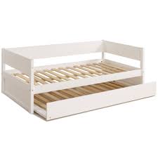Camaflexi Tribeca White Twin Size Daybed With Trundle T1603 The Home Depot Shop our great selection of daybeds with trundle and other daybeds at bed bath & beyond.✓ enjoy free shipping on orders over $39.✓ discounts available.