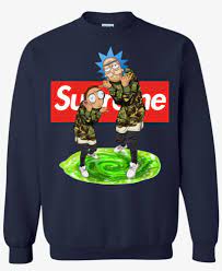 Supreme rick and morty hoodie. Rick And Morty Supreme Shirt Hoodie Tank Supreme Rick And Morty Hoodie Transparent Png 1155x1155 Free Download On Nicepng