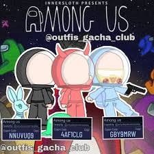 Among Us Gacha Club Em 2020 Roupas De Personagens Desenhos De Roupas Desenho De Poses