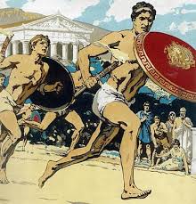 It was added to the olympic games in 688 bc, making it the 6th event and 2nd combat sport to be included in the festival. Ancient Greek Olympics Posters Fine Art America
