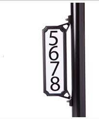 You're in the right place for mailbox number. Curbside Mailbox House Number Plaque Mounts To Mailbox Post Or Pole