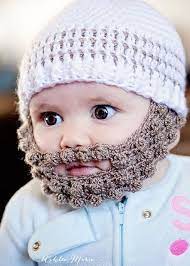 Crochet Striped Beanie Pattern Multiple Sizes Ashlee Marie Crochet Beard Crochet Beard Hat Crocheted Beard Pattern