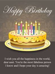 Cake Birthday Greetings For Auntie You Are The Most Fabulous Happy Birthday Card For Aunt Birthday Greeting Cards By Davia Birthday Card For Aunt Happy Birthday Cards Aunt Birthday