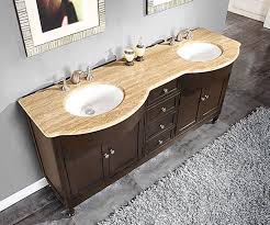 Including white carrere marble, ivory marble, frosted glass and black granite. 72 Inch Double Sink Bathroom Vanity With Top Choice