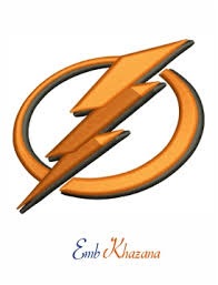 Tampa bay lightning reveal 2020 stanley cup ring: Tampa Bay Lightning Bolt 3d Paf Logo Embroidery Design