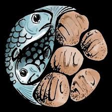 Kuvahaun tulos haulle two fishes five loaves