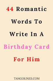 Looking for inspiration on what to write in a birthday card for your other half? What To Write In A Birthday Card For Boyfriend Tangolines