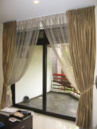 Work with your blinds.com designer to calculate this extra width. Apartement Luxury Patio Door Curtain Luxury Patio Door Curtain Ideas With Brown And Transp Sliding Glass Door Curtains Curtains Living Room Patio Door Curtains