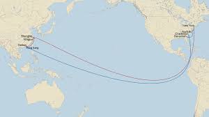 The traditional maritime route between china and europe runs through the south china sea, . China Usa Ostkuste Langsamreisen