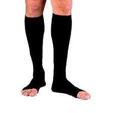 Jobst For Men Firm Support Open Toe Overthecalf Socks Click For Special Deals Lighttherapy Knee High Compression Socks Socks And Hosiery Compression Socks