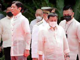 Dictator's son Marcos Jr. takes oath as Philippine president : NPR