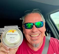 Road trippin boiled eggs again….