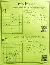 This 10 Page Workbook Has 18 Problems To Strengths Students Skills On Translations Rotations And Reflectio Hs Geometry Geometry Worksheets Translations Math